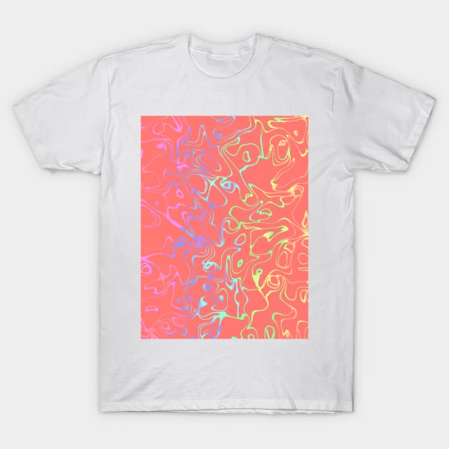 CORAL Abstract T-Shirt by SartorisArt1